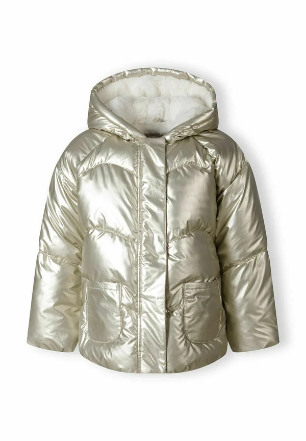 METALIC PUFFER WITH WARM LINING - Winterjacke - gold coloured