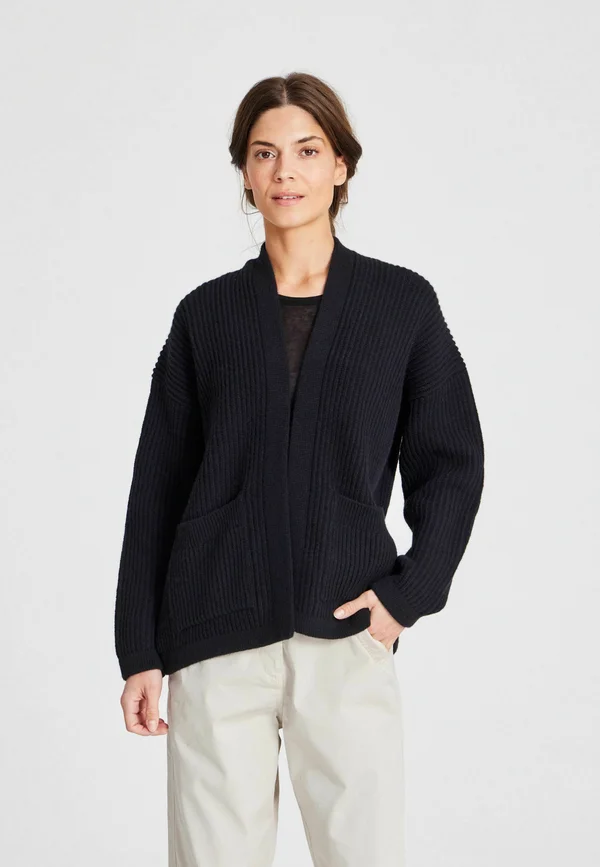 METTE - Strickjacke - black