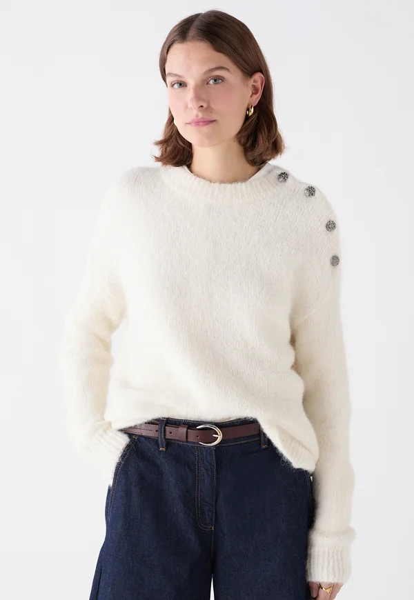 MGRACE - Strickpullover - ecru