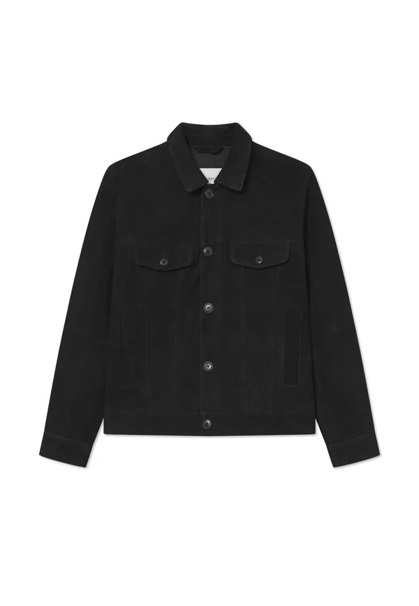 MICAH - Lederjacke - black