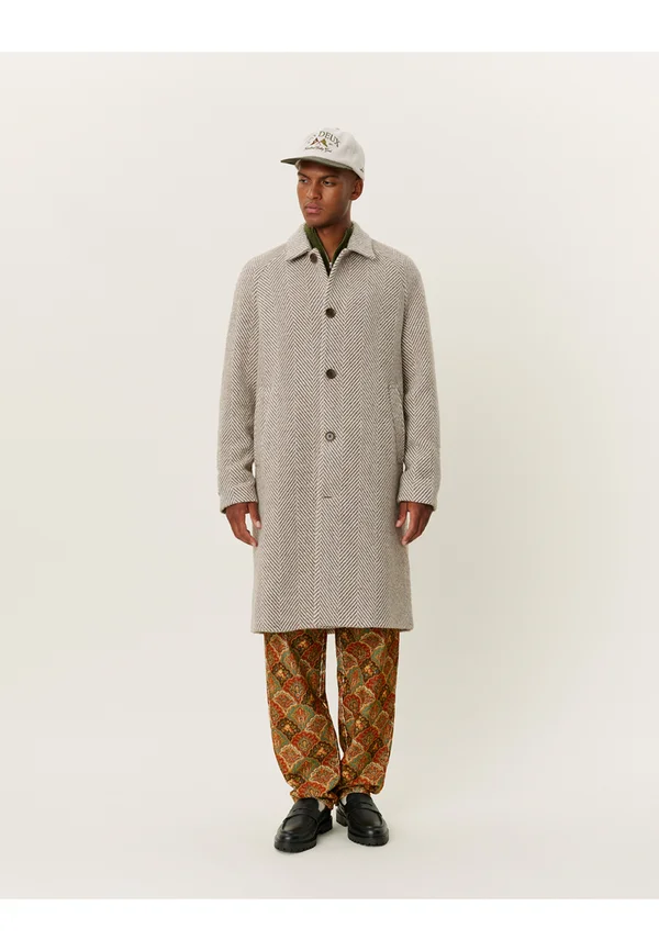 MICHAEL HERRINGBONE COAT  - Klassischer Mantel - grey