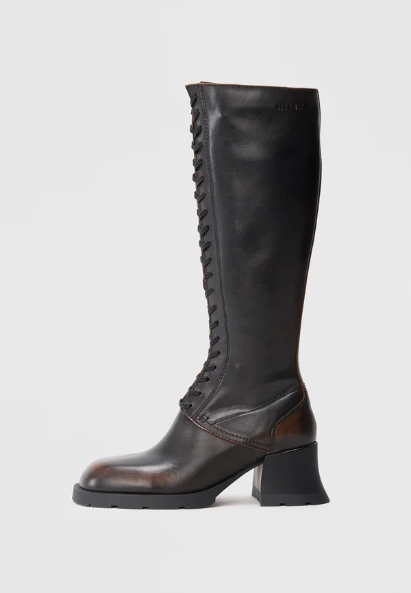 MICHAELA - Schnürstiefel - brown