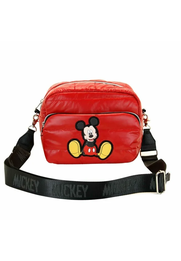 MICKEY & MINNIE PADDING SQUARE - Umhängetasche - Mickey face red