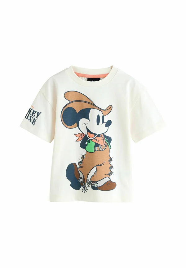 MICKEY MOUSE SHORT SLEEVE - T-Shirt print - ecru