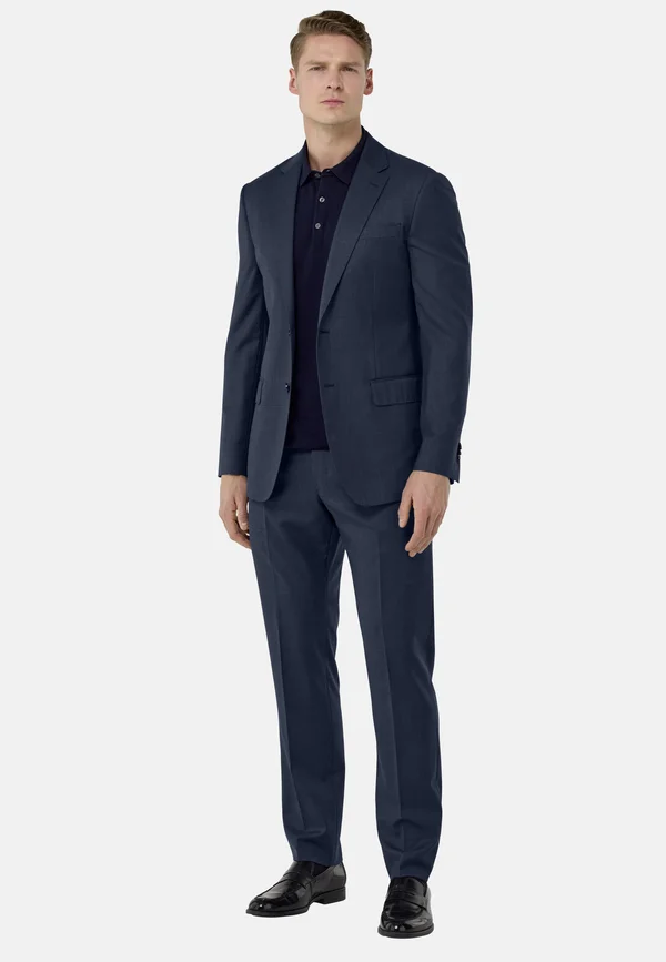 MICRO STRUCTURED BLEND ANVERSA SET - Anzug - blue