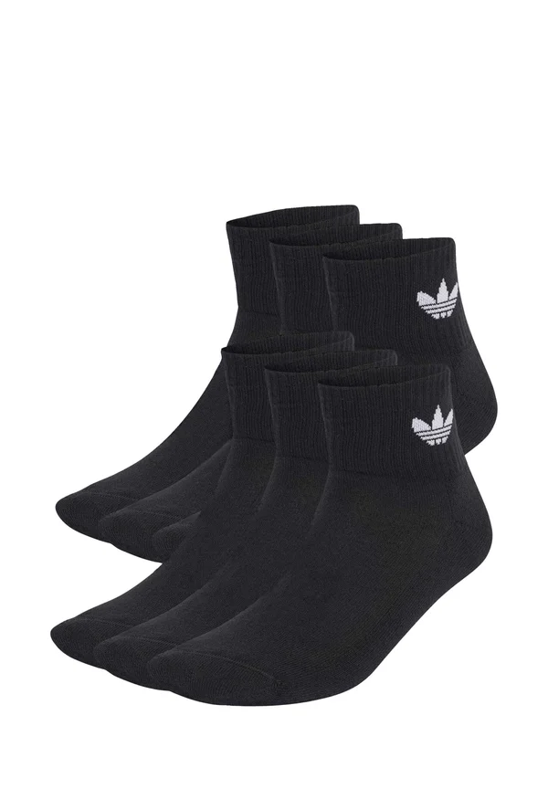MID ANKLE 6 PAIRS - Socken - black