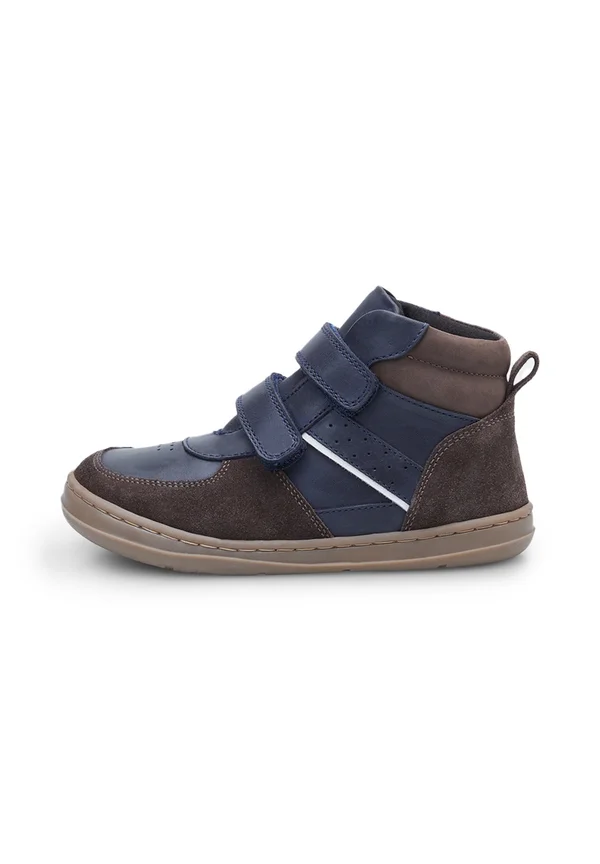 MID CON STRAP - Sneaker high - blu
