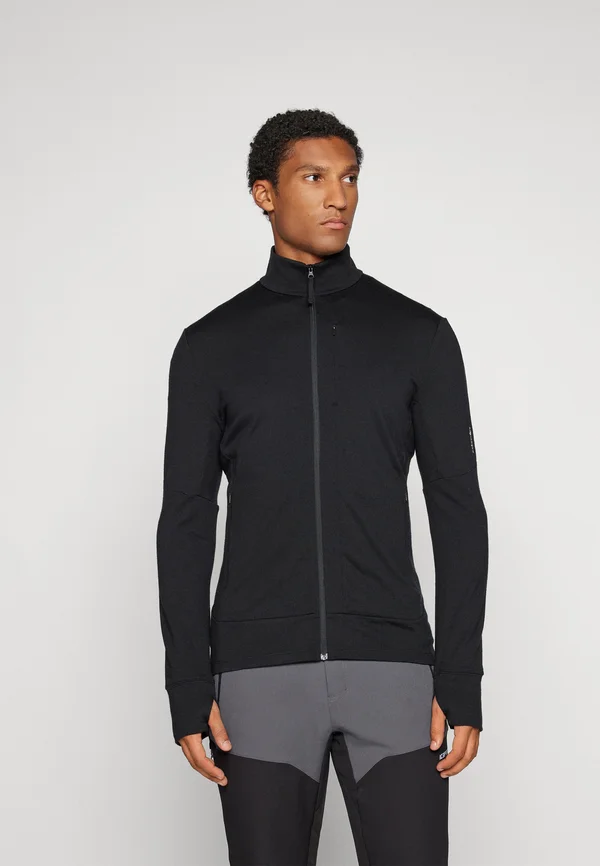 MID WEIGHT QUANTUM ZIP - Sweatjacke - black
