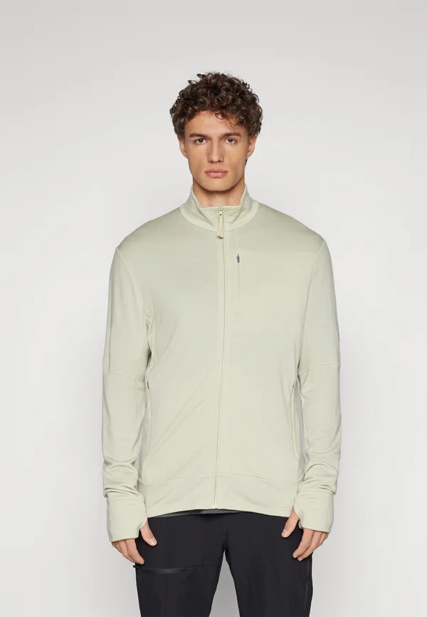 MID WEIGHT QUANTUM ZIP - Sweatjacke - wheat