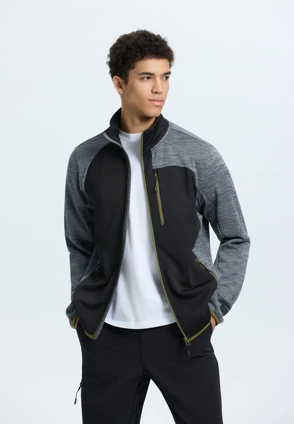 MIDLAYER BOLIGEE - Sweatjacke - dunkel grau