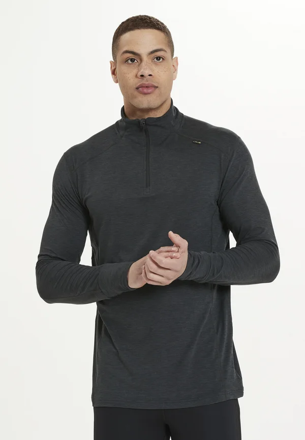 MIDLAYER CORE X1 ELITE - Langarmshirt - black melange
