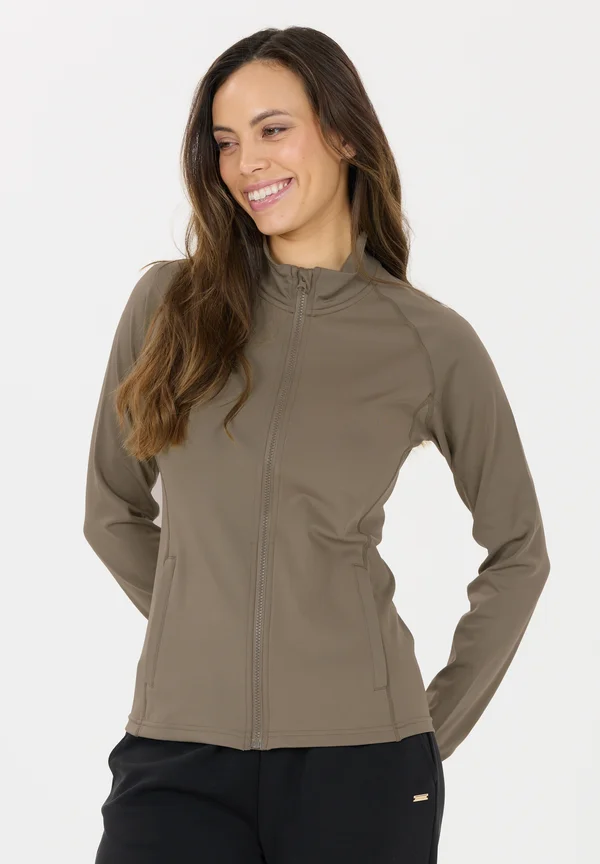 MIDLAYER KROSA - Trainingsjacke - greige