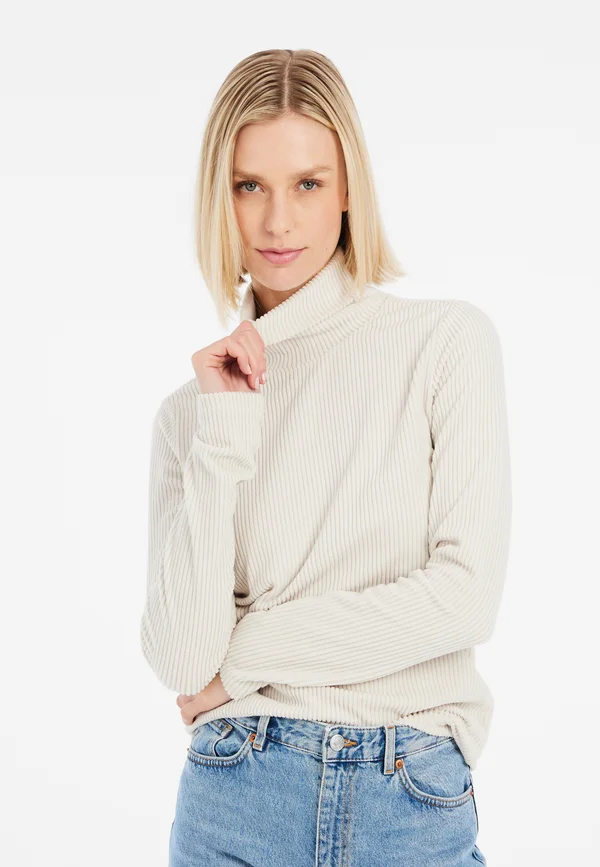 MIDLAYERS NO ZIP - Strickpullover - kitoffwhite