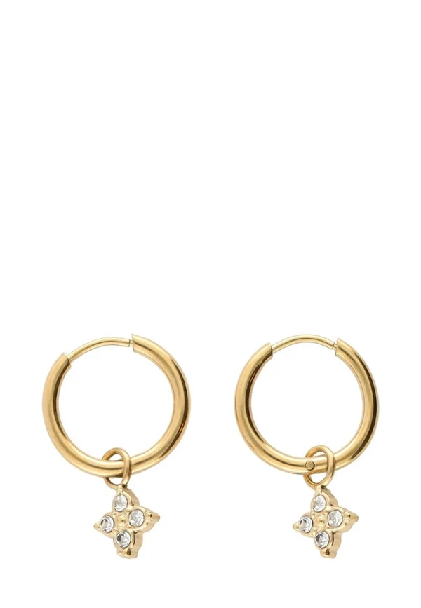 MIDNIGHT MINI POINTED CLOVER - Ohrringe - gold-coloured