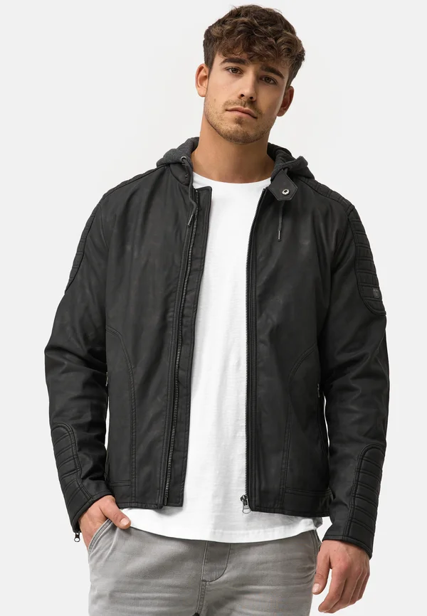 MIGUEL  - Kunstlederjacke - black