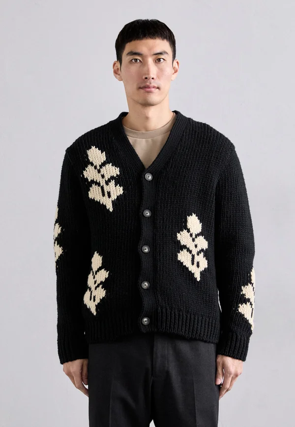 MIKA CARDIGAN  - Strickjacke - black
