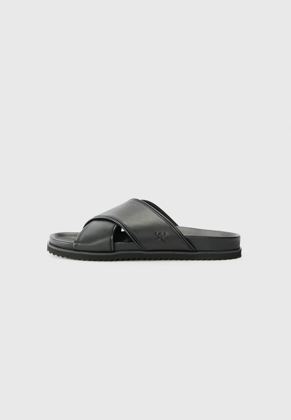 MIKONOS - Pantolette flach - black
