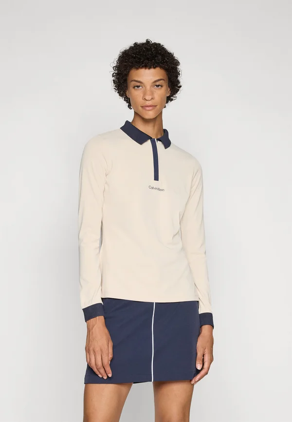 MILA LONG SLEEVE  - Poloshirt - tapioca
