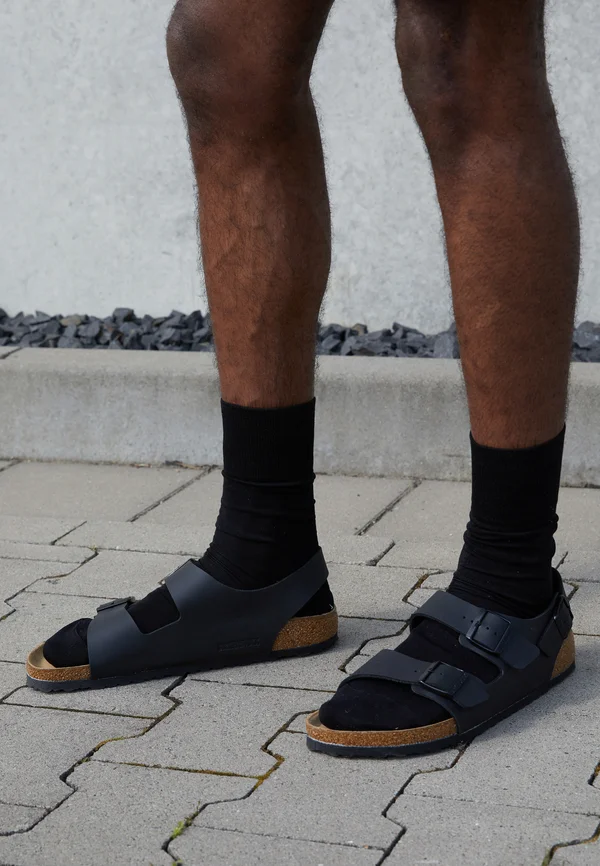 MILANO - Riemensandalette - black