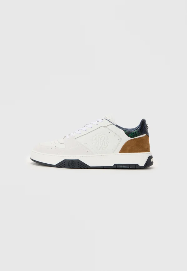 MILANO - Sneaker low - white/toffee/blu/green