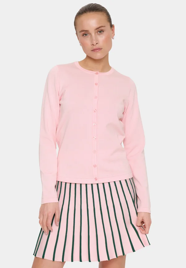 MILASZ R-NECK - Strickjacke - pink a boo