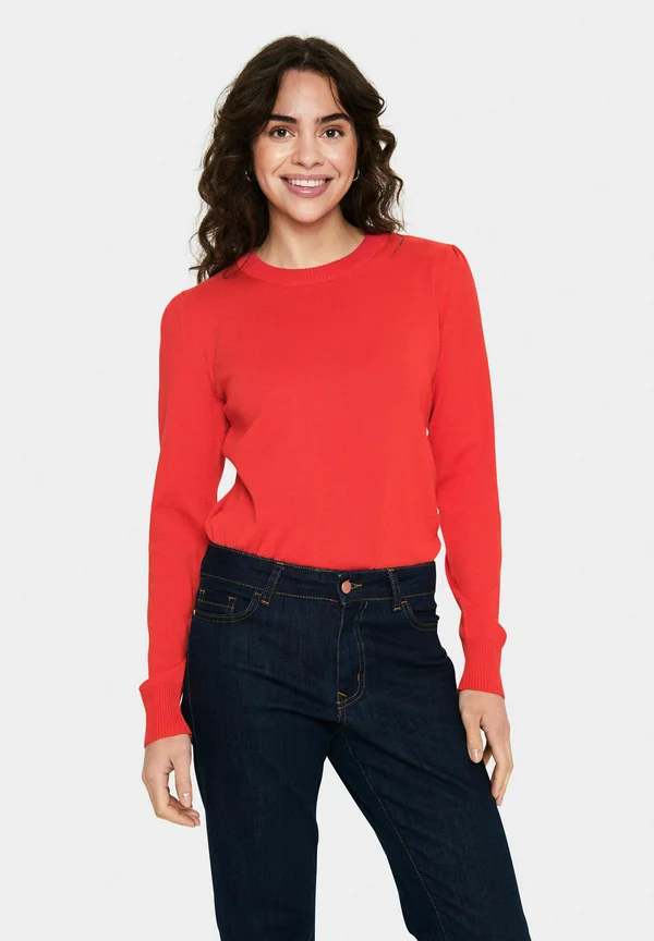 MILASZ  - Strickpullover - flame scarlet