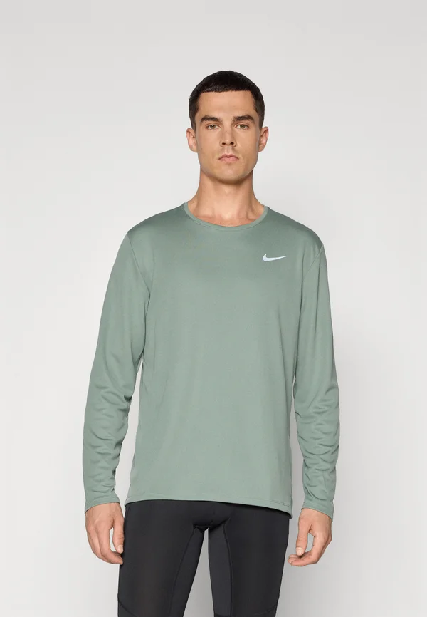 MILER - Langarmshirt - clay green/reflective silver-coloured