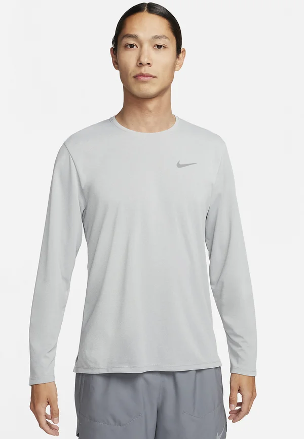 MILER TOP - Langarmshirt - grey fog/particle grey/htr/(reflective silv)