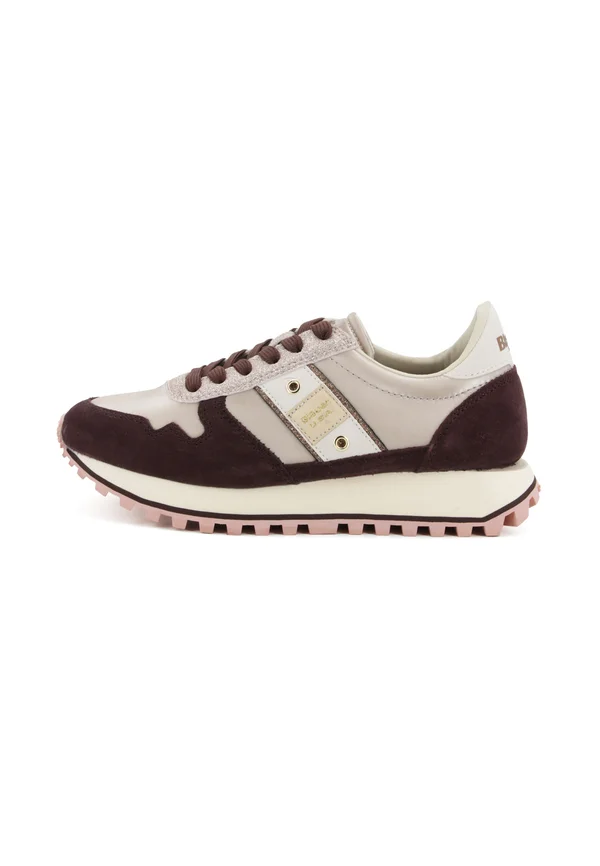 MILLEN - Sneaker low - bordeaux/taupe