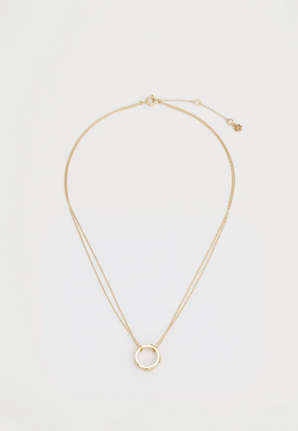 MILLER STUD CIRCLE PENDANT - Halskette - gold-coloured