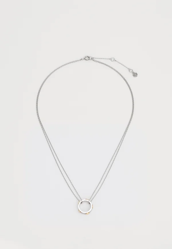 MILLER STUD CIRCLE PENDANT - Halskette - silver-coloured