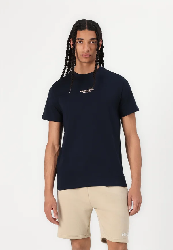 MILLERGROVE - T-Shirt basic - navy/pale blush
