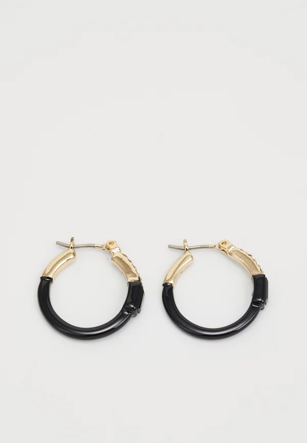 MILLIE - Ohrringe - gold-coloured/black