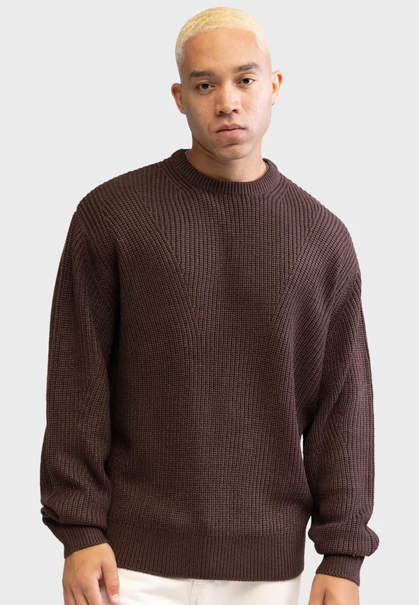 MILTON BOXY FIT - Strickpullover - demitasse