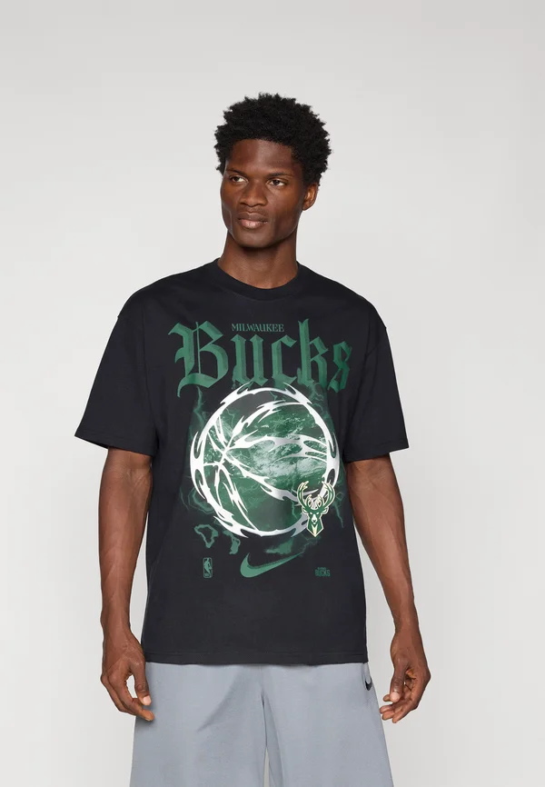 MILWAUKEE BUCKS M90 TEE - Vereinsmannschaften - black