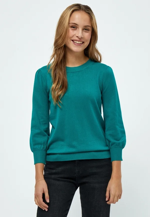 MIMERSIN KNIT TEE - Strickpullover - ocean green