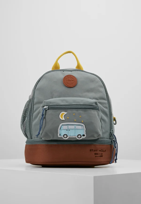 MINI BACKPACK ADVENTURE BUS - Tagesrucksack - cognac/olive