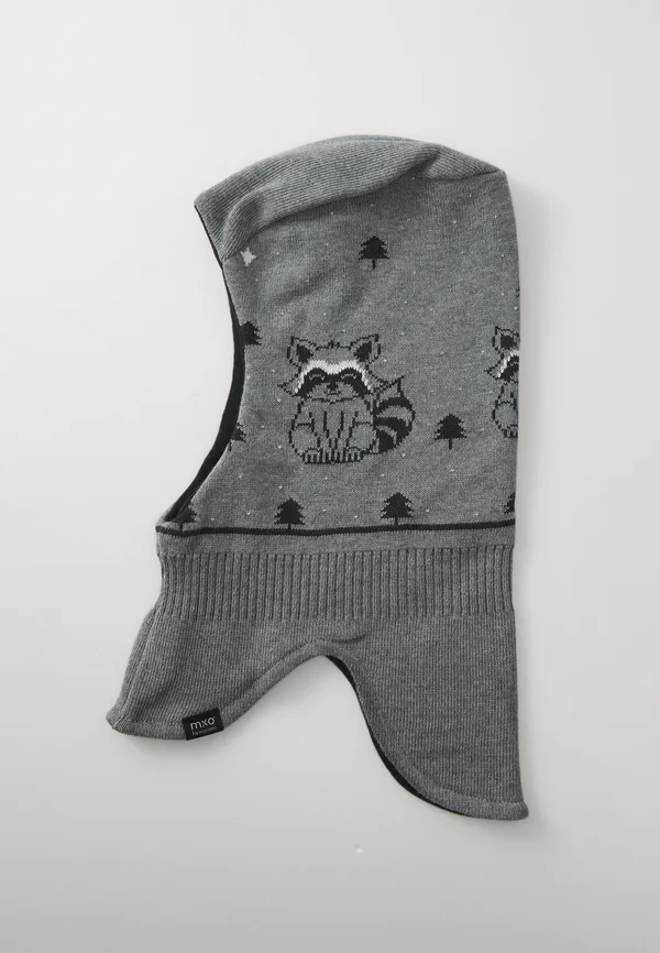 MINI BALACLAVE RACCOON UNISEX - Mütze - mittelgraumeliert