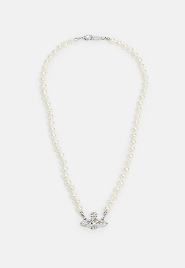 MINI BAS RELIEF UNISEX - Halskette - cream/silver-coloured