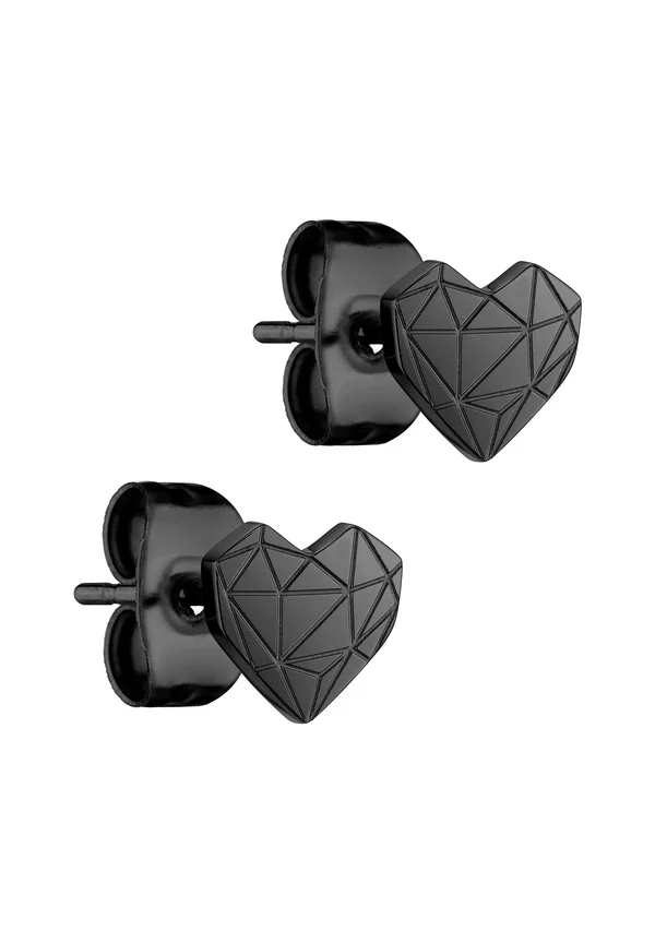 MINI BROKEN HEART - Ohrringe - schwarz
