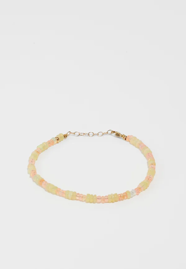 MINI LEMONADE STRIPE BRACELET - Armband - pink/yellow