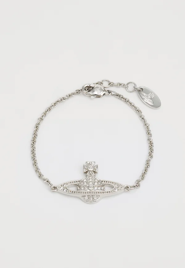 MINI RELIEF CHAIN BRACELET - Armband - silver-coloured