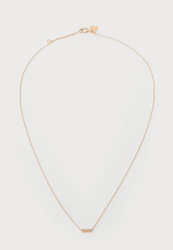 MINI STRAW ON CHAIN - Halskette - rose gold-coloured