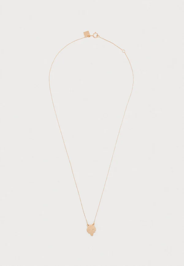 MINI WOLF ON CHAIN - Halskette - rose gold-coloured
