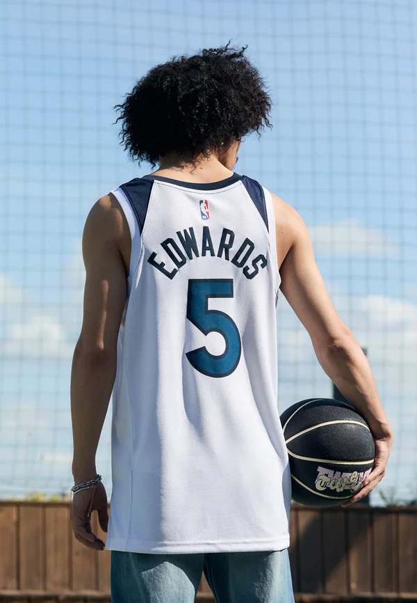 MINNESOTA TIMBERWOLVES ANTHONY EDWARDS - Vereinsmannschaften - white