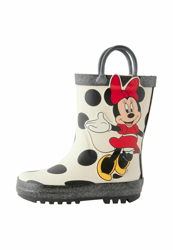 MINNIE MOUSE DAISY DUCK  REGULAR FIT - Gummistiefel - black white