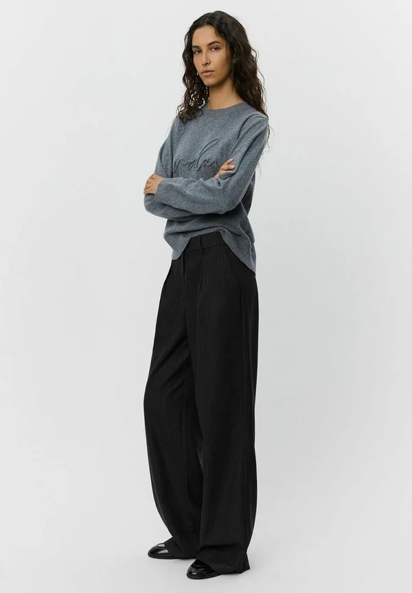 MINNIK - Strickpullover - grey melange