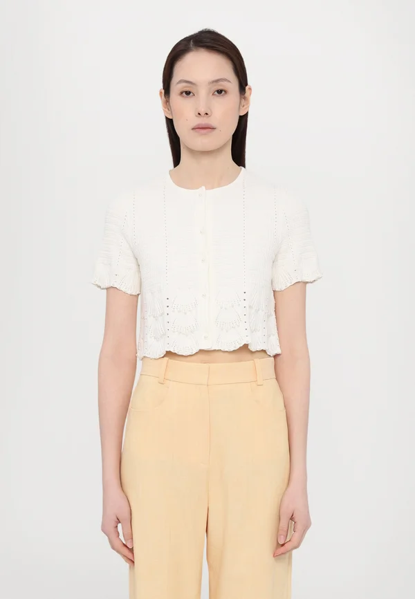 MIPERLANE - Strickjacke - blanc