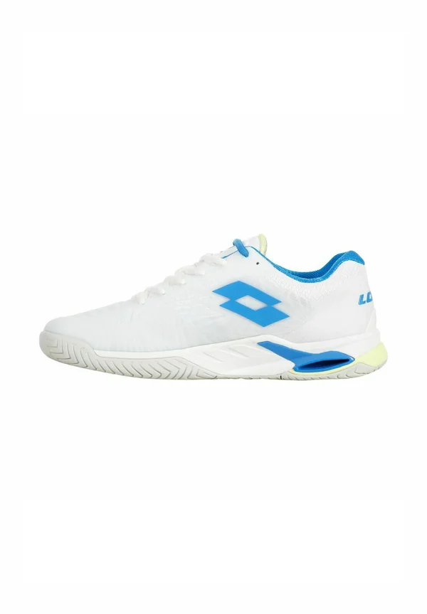 MIRAGE 100 II SPEED - Tennisschuh für Sandplätze - all white dodgers blue sunny lime