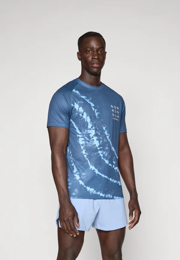 MIRAGE RAGLAN - T-Shirt print - blue navy